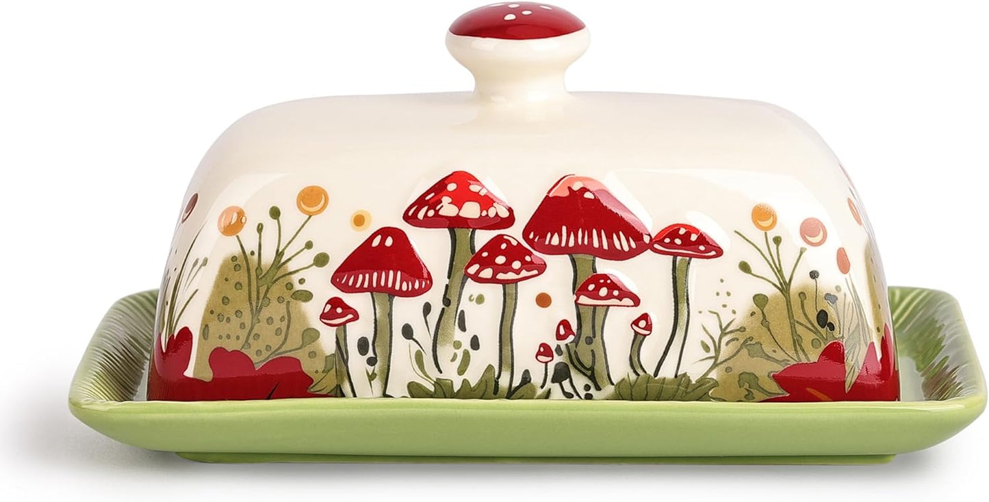 Fungi Fun - Mushroom Butter Dish