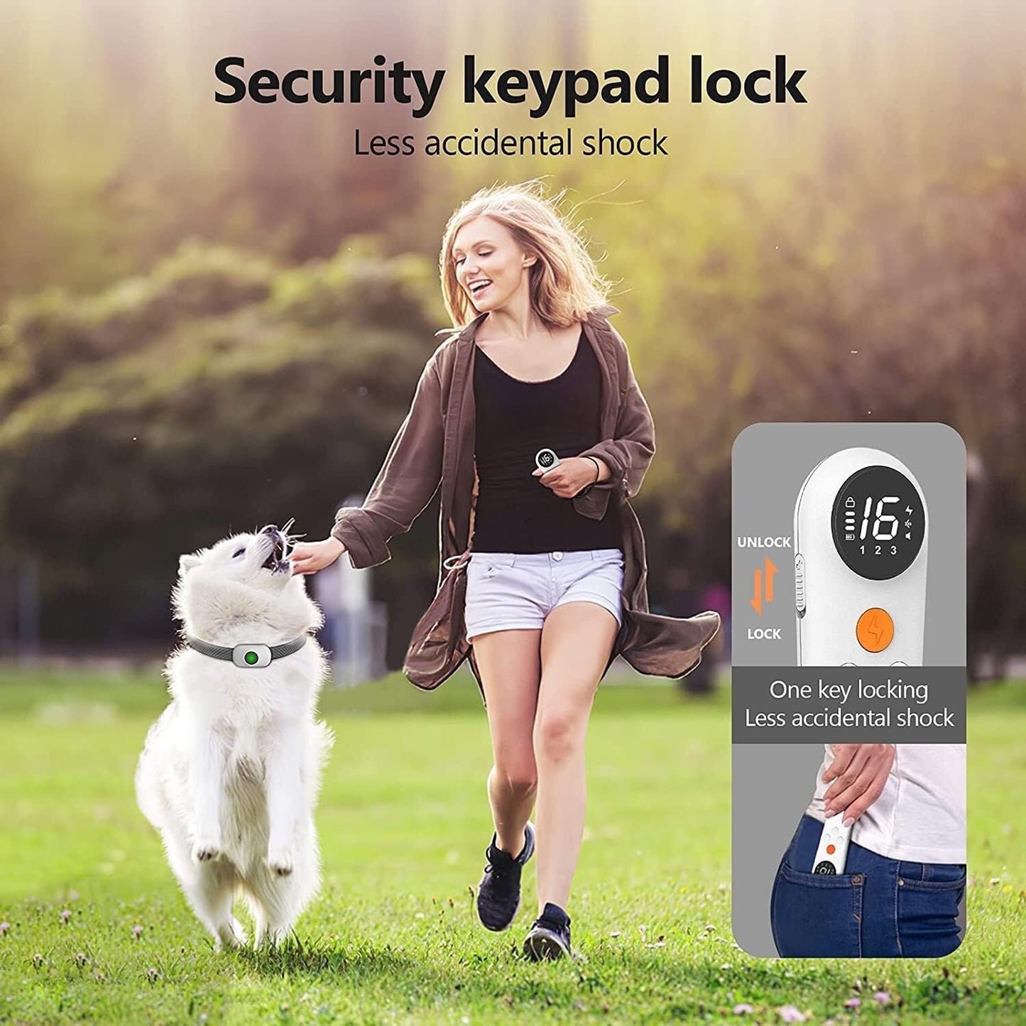 Anti Bark Pet Dog Training Collar Remote Control Obedience Collar E-Collar USB 356164190129