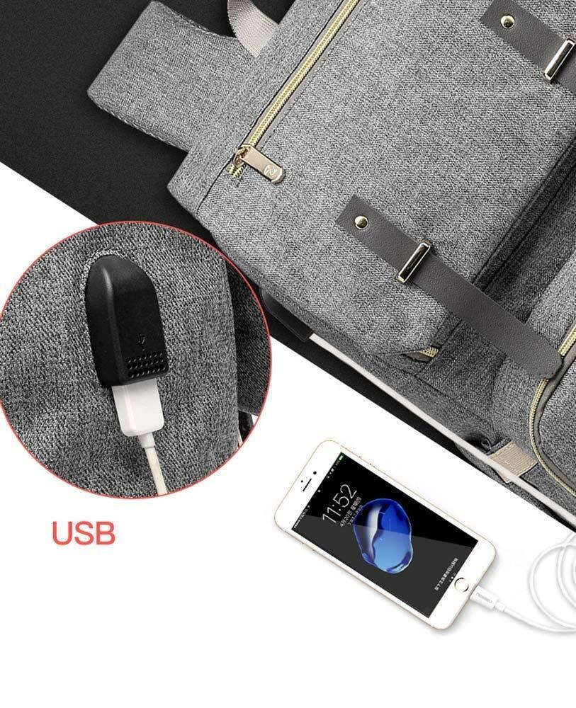 2024 NEW Luxury Baby Diaper Bag Nappy Backpack Waterproof Mummy Changing Bag