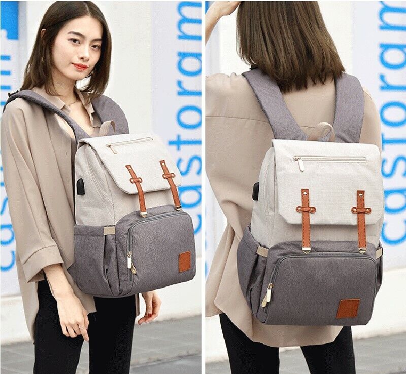 2024 NEW Luxury Baby Diaper Bag Nappy Backpack Waterproof Mummy Changing Bag