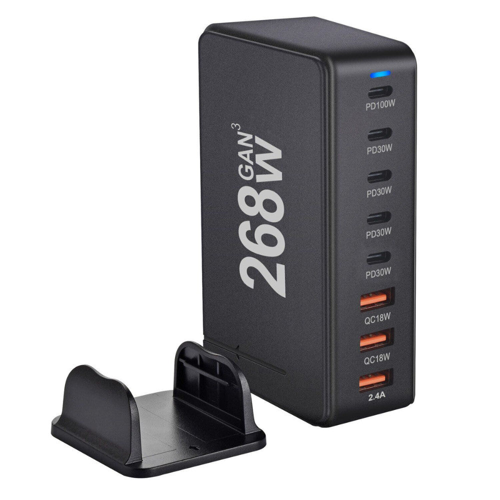 268W Desktop GaN 8-Port Fast USB Charging Station Fast Charging For iPhone iPad 355841141072