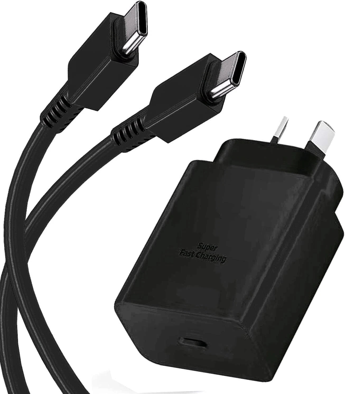 45W Super Fast Wall Charger w/Type-C Cable For Samsung Galaxy S21 22 S23 Ultra