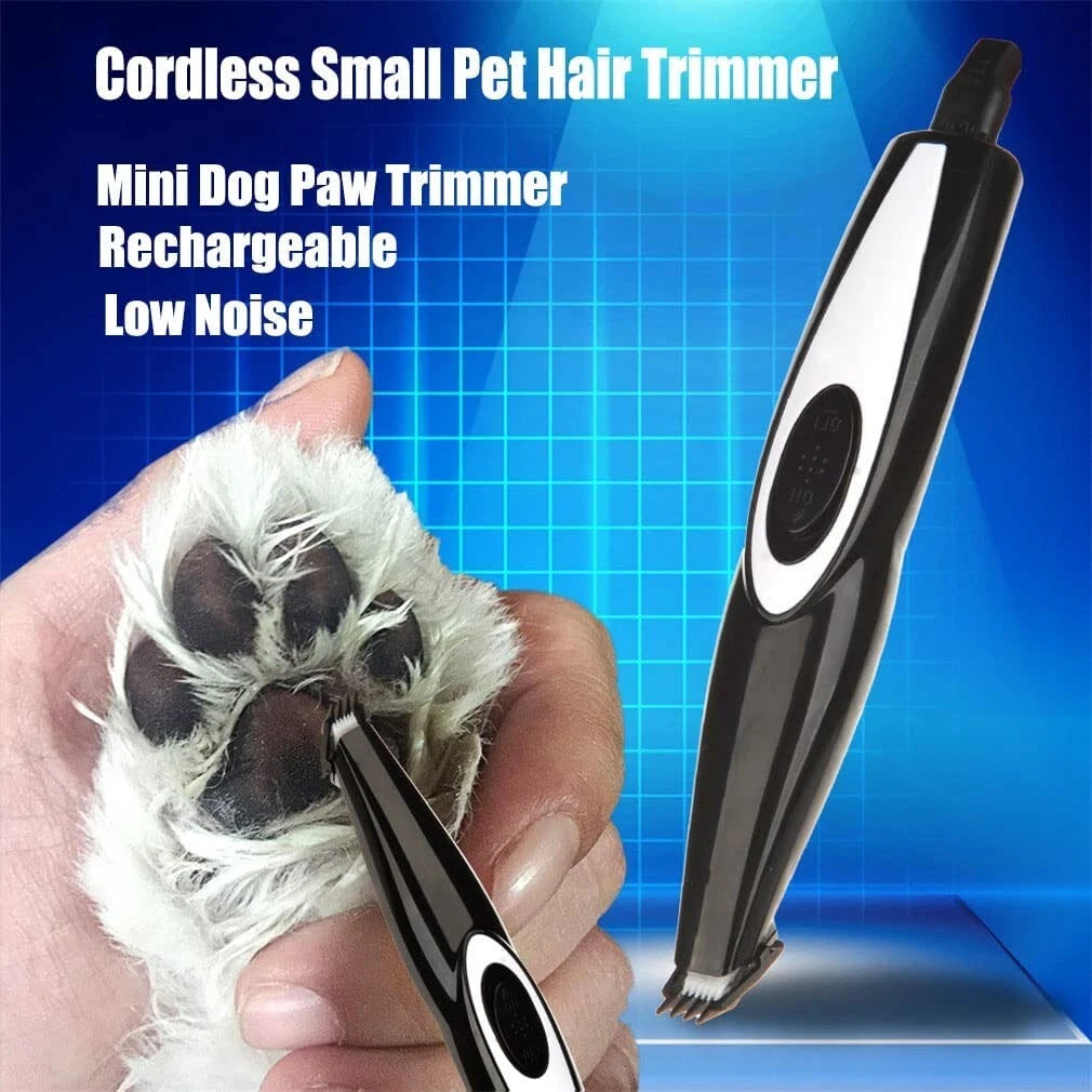 Cordless Pro Pet Hair Clippers Dog Cat Paw Trimmer Grooming USB Rechargeable Kit