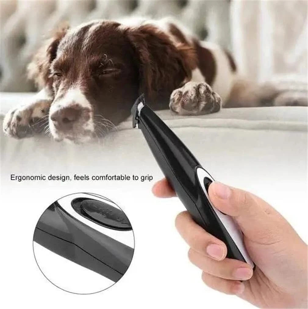 Cordless Pro Pet Hair Clippers Dog Cat Paw Trimmer Grooming USB Rechargeable Kit