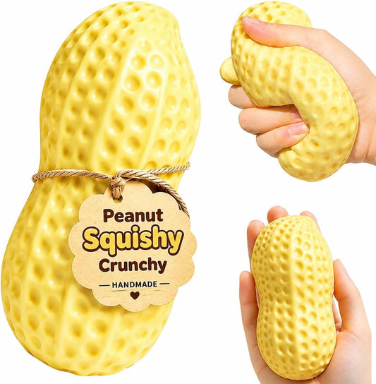 Crunchy Peanut Squishy Toys, Crunchy Squishy Fidget Toys for Relief