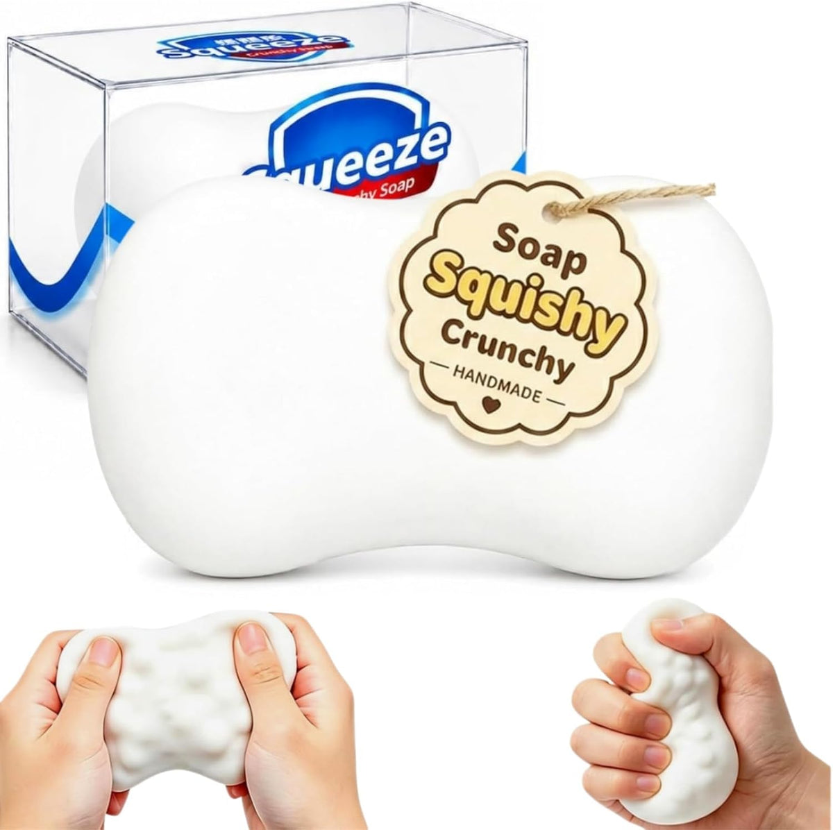 Crunchy Soap Squishy, Asmr Crunchy Squishy, Slow Rising Soap Squishy Toys