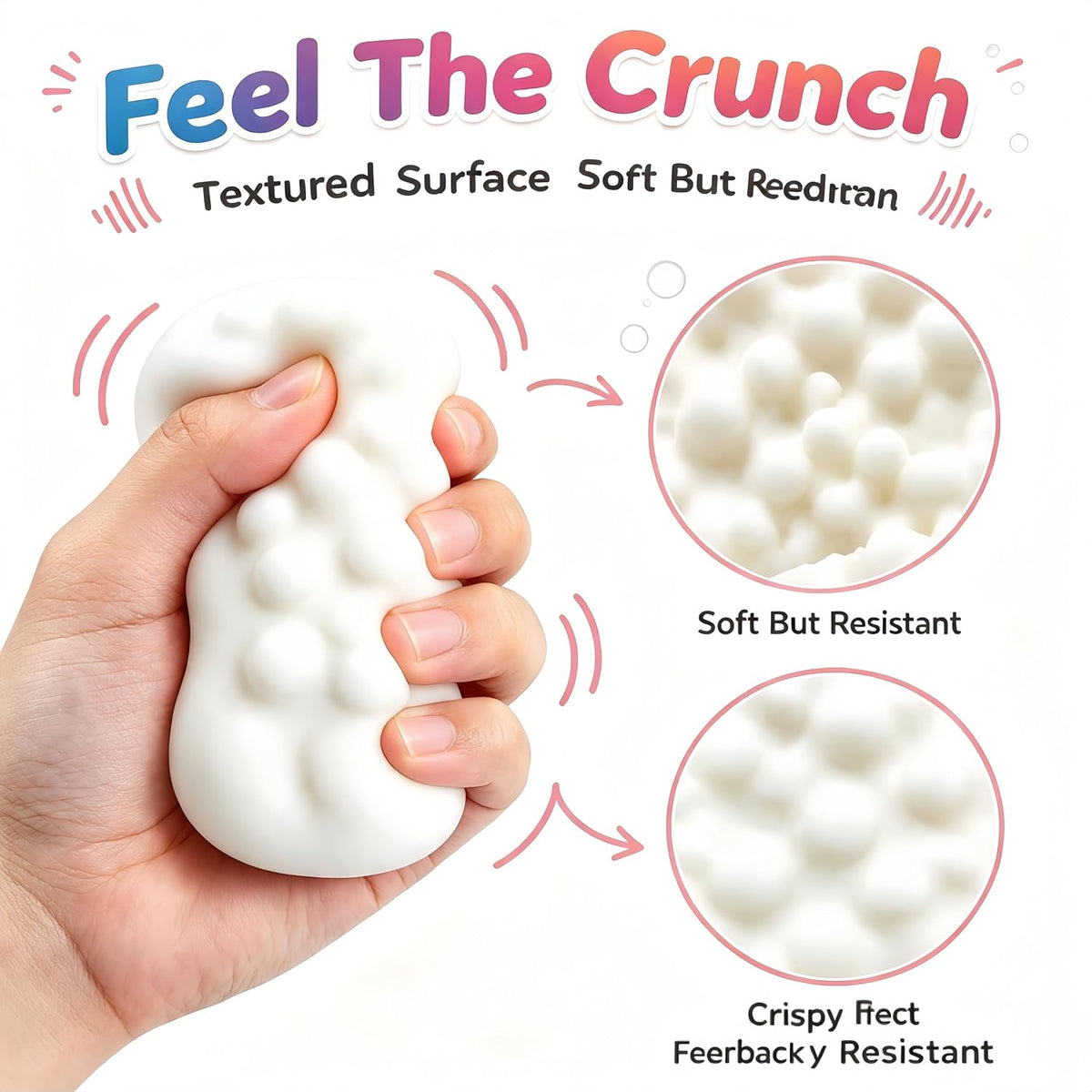 Crunchy Soap Squishy, Asmr Crunchy Squishy, Slow Rising Soap Squishy Toys