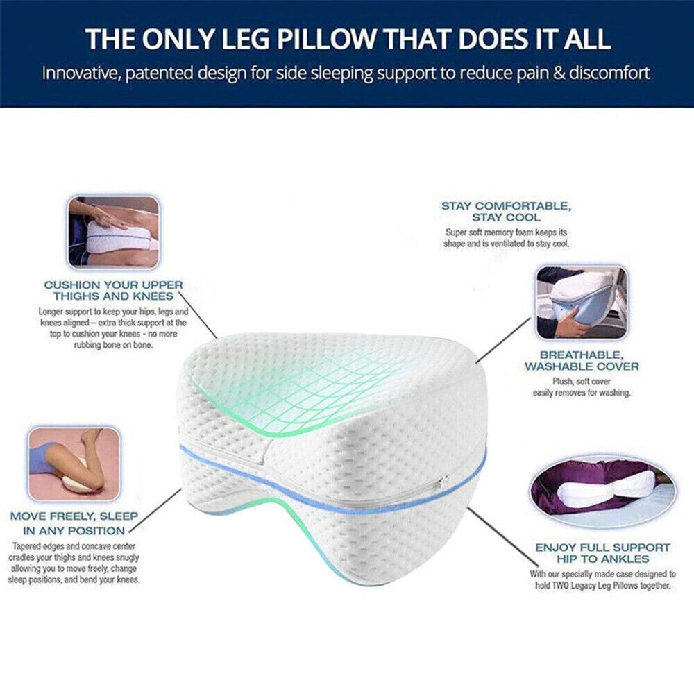 Memory Foam Orthopaedic Body Alignment Leg Knee Support Pillow