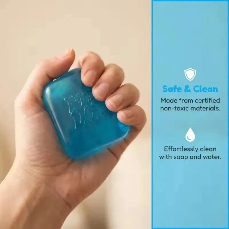 NeeDoh Nice Cube - Sensory Squishy Fidget Toy, Stress Relief, Soft & Firm Feel