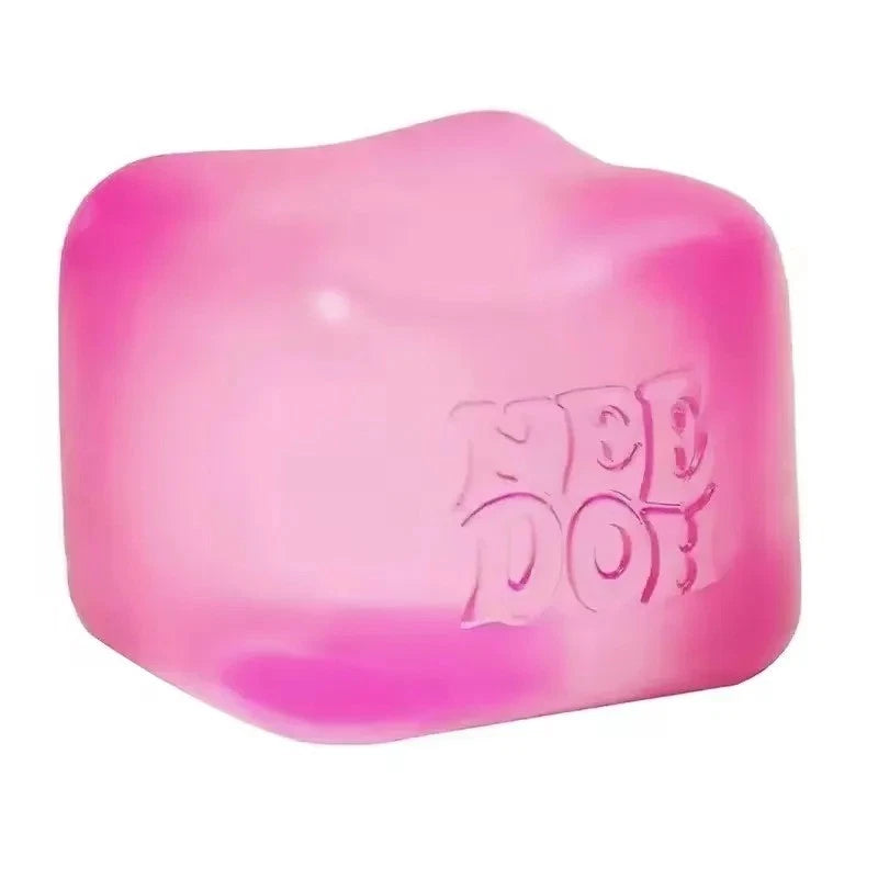 NeeDoh Nice Cube - Sensory Squishy Fidget Toy, Stress Relief, Soft & Firm Feel