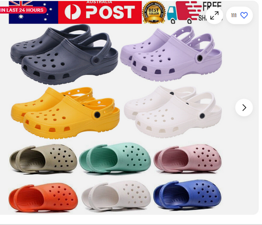 New Star Classic Clogs Slippers Garden Breathable Unisex Adult Kids Shoes