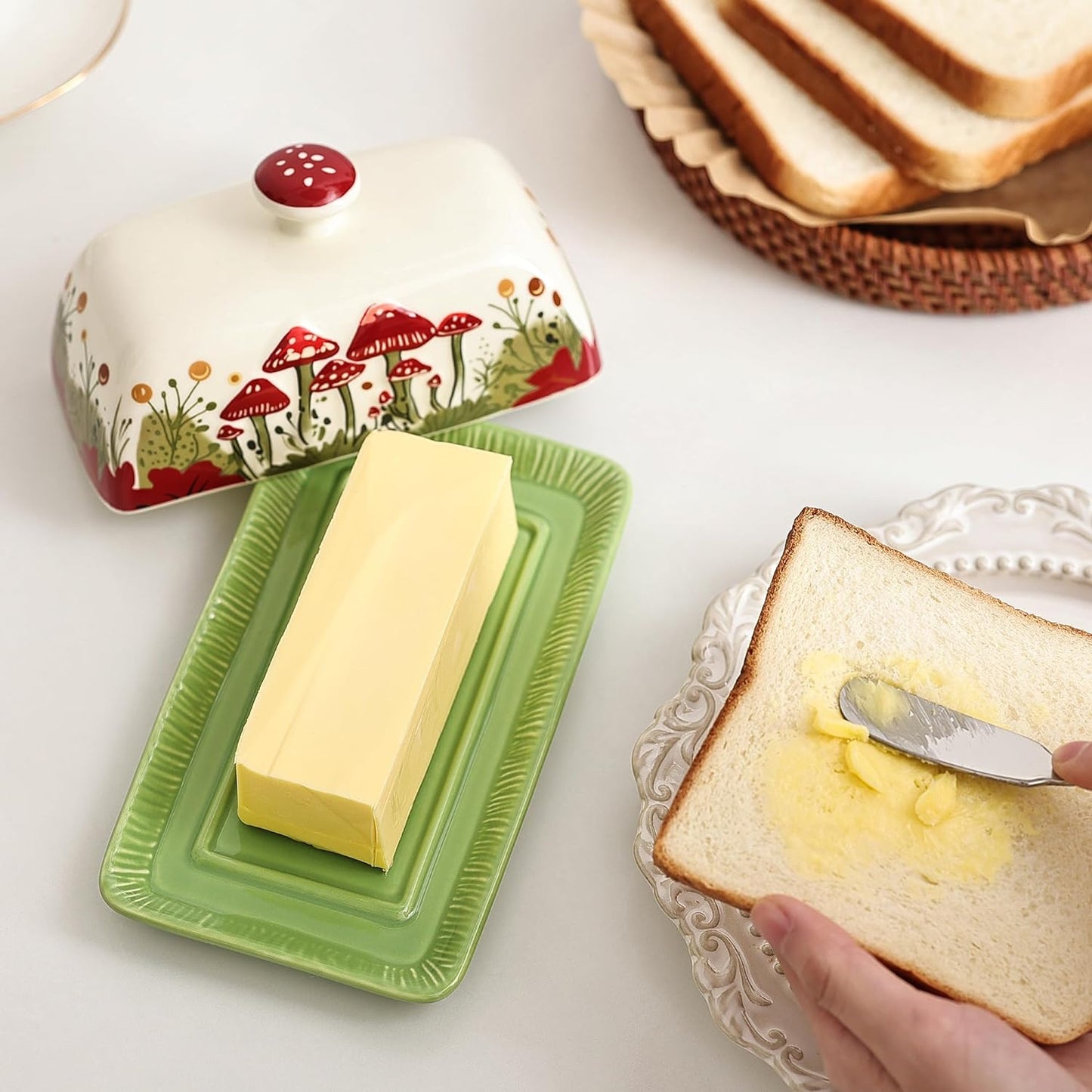 Fungi Fun - Mushroom Butter Dish