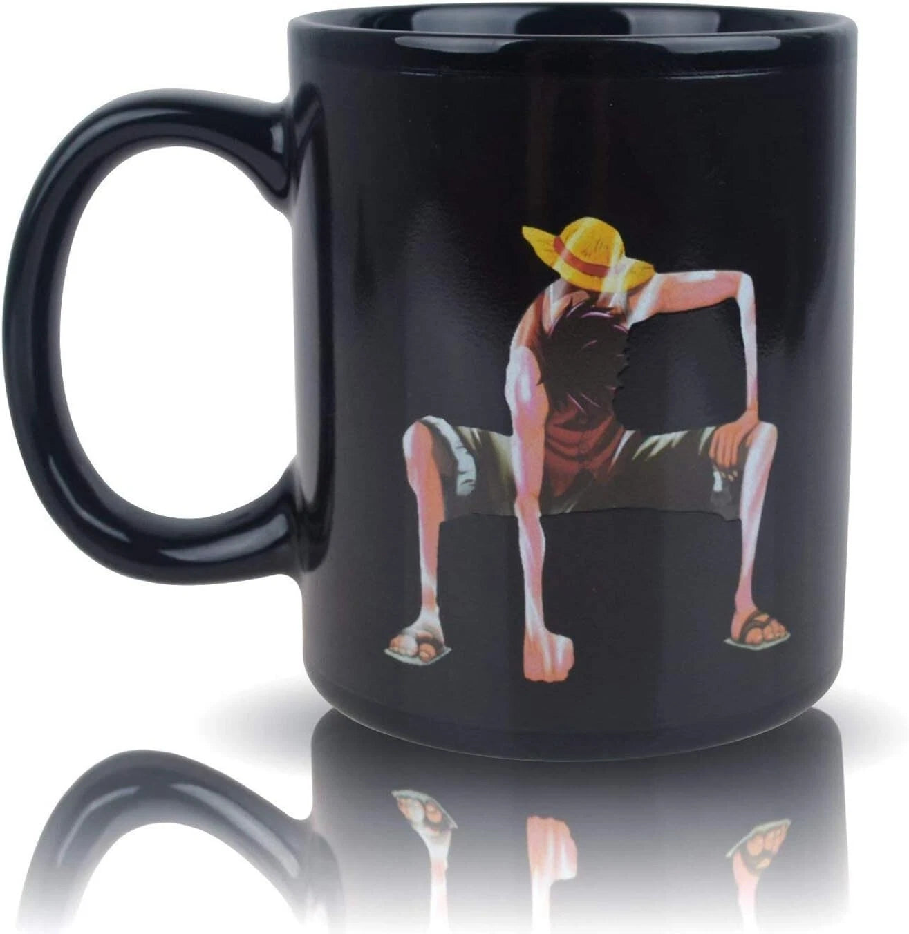 One Piece Magic Colour Change Heat Mug - Luffy Heat Changing Mug Coffee Cup AU