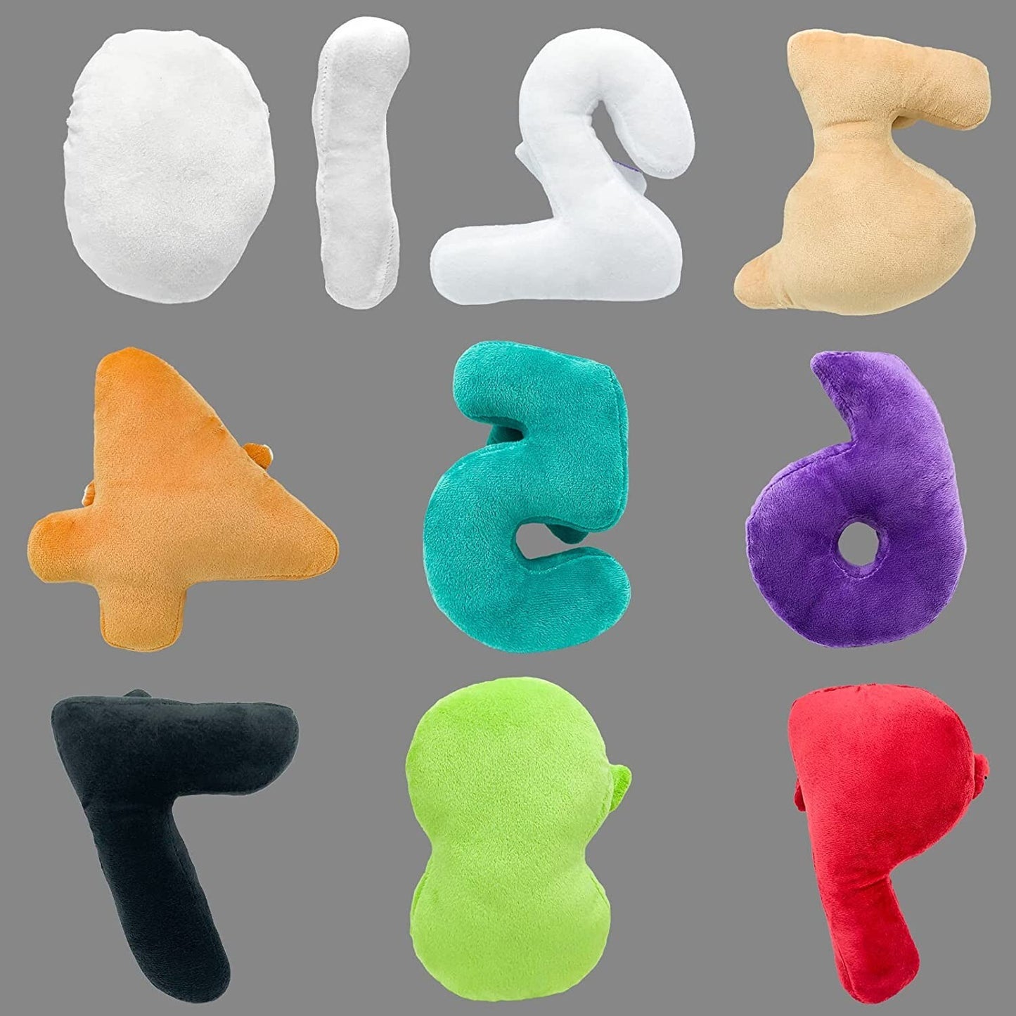 Alphabet Lore Plush Toys 0-9 Number Animal Plushie Education Number block Dolls 354748369169