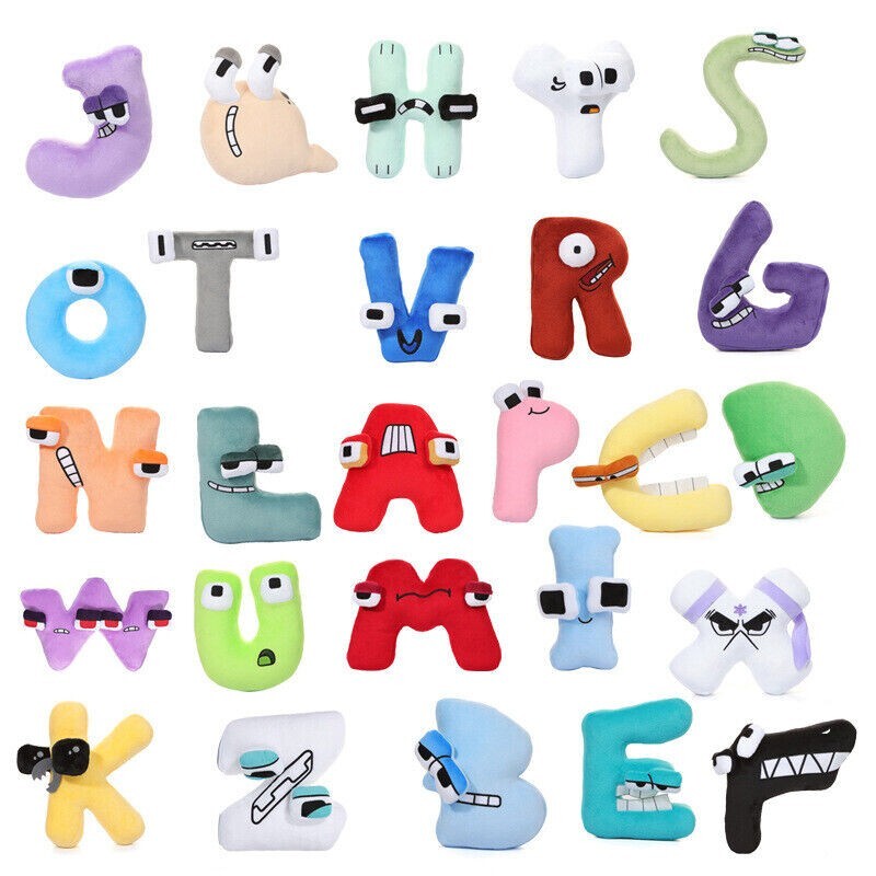 26x Styles Alphabet Lore Plush Toy Stuffed Plushie Doll Anime Soft Pillow Gifts 354554905420
