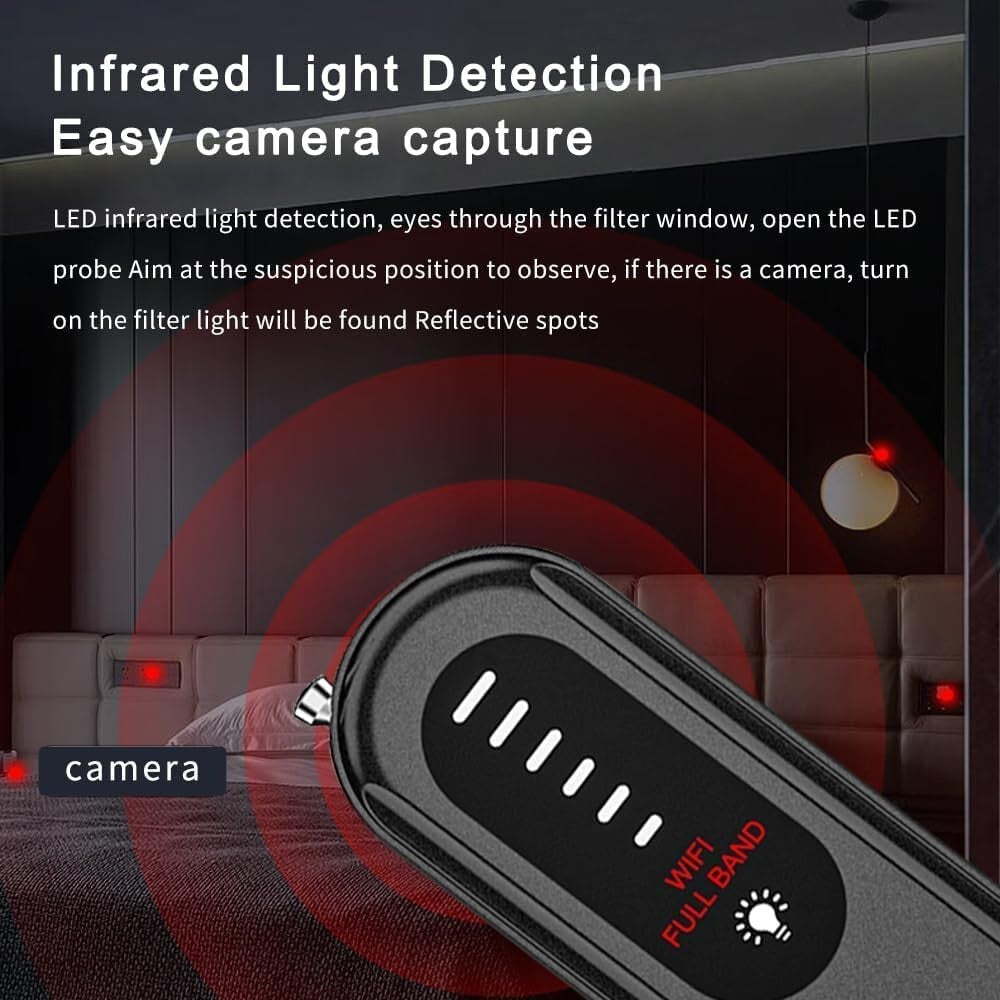 Car Tracker Detector Finder GPS Hidden anti-spyware detector Camera For Scanner 355679500662