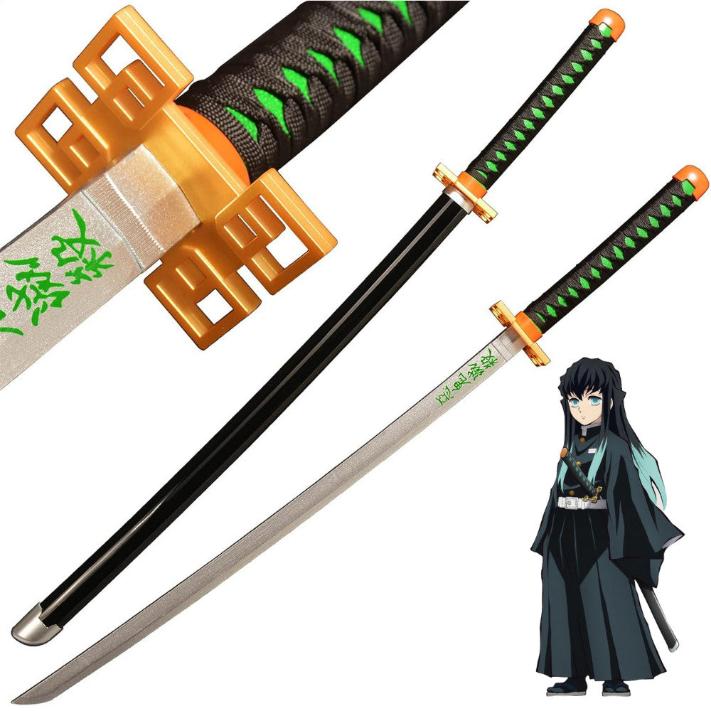 Demon Slayer Anime Samurai Cosplay Sword, Tokitou Muichirou 104CM Blade Katana 354956797843