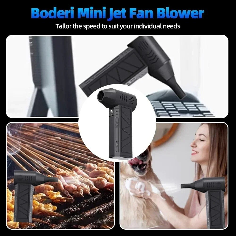 130000 RPM Mini Blower Handheld Electric Turbo Jet Fan Brushless Violent Blower 356542756617