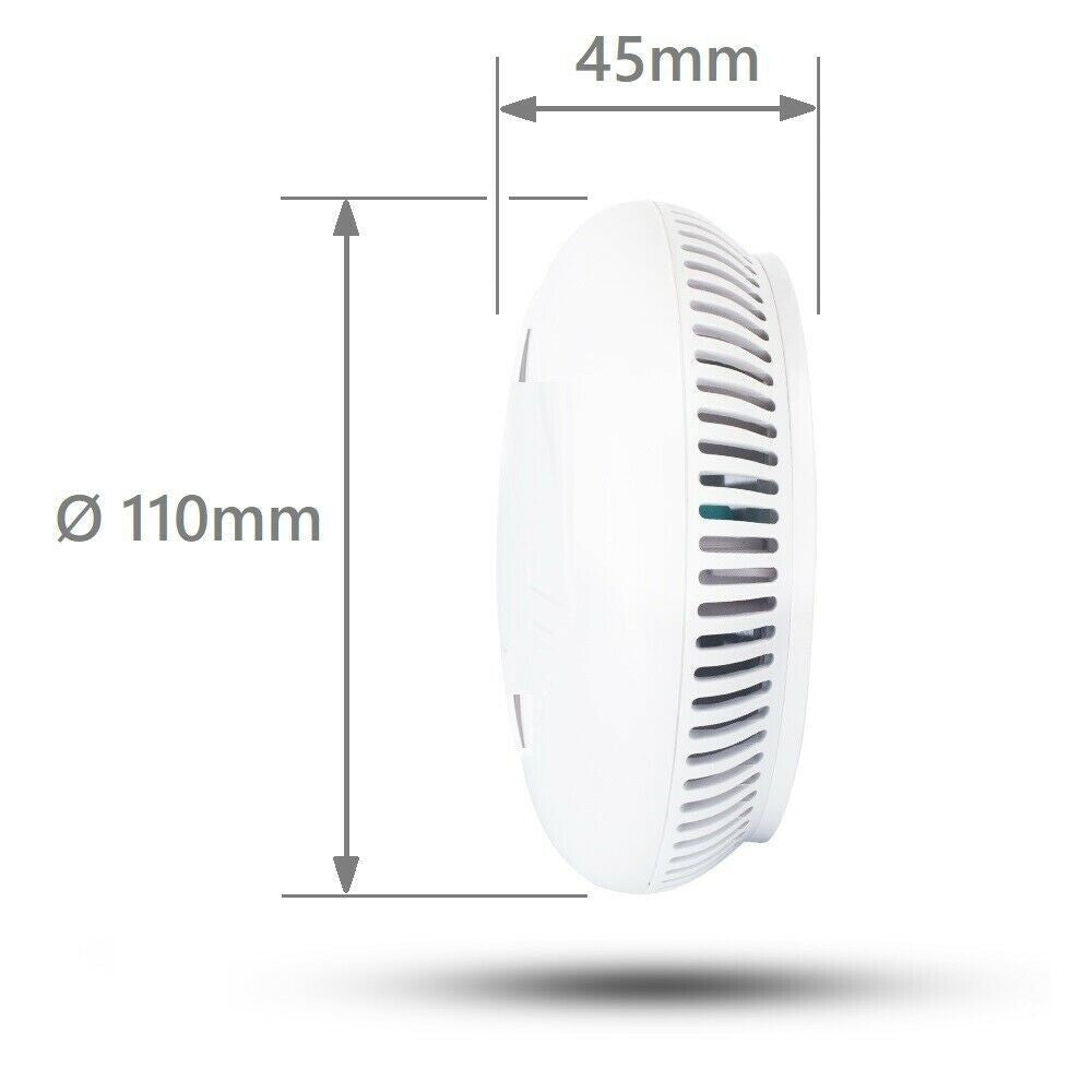 5x Wireless Interconnected Photoelectric Smoke Alarm 10 year battery + Remote AU 354230614646