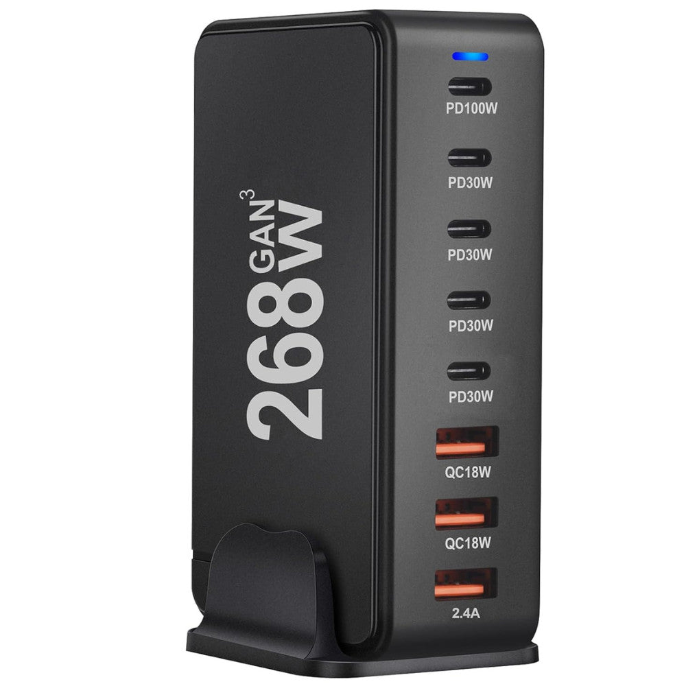 268W Desktop GaN 8-Port Fast USB Charging Station Fast Charging For iPhone iPad 355841141072
