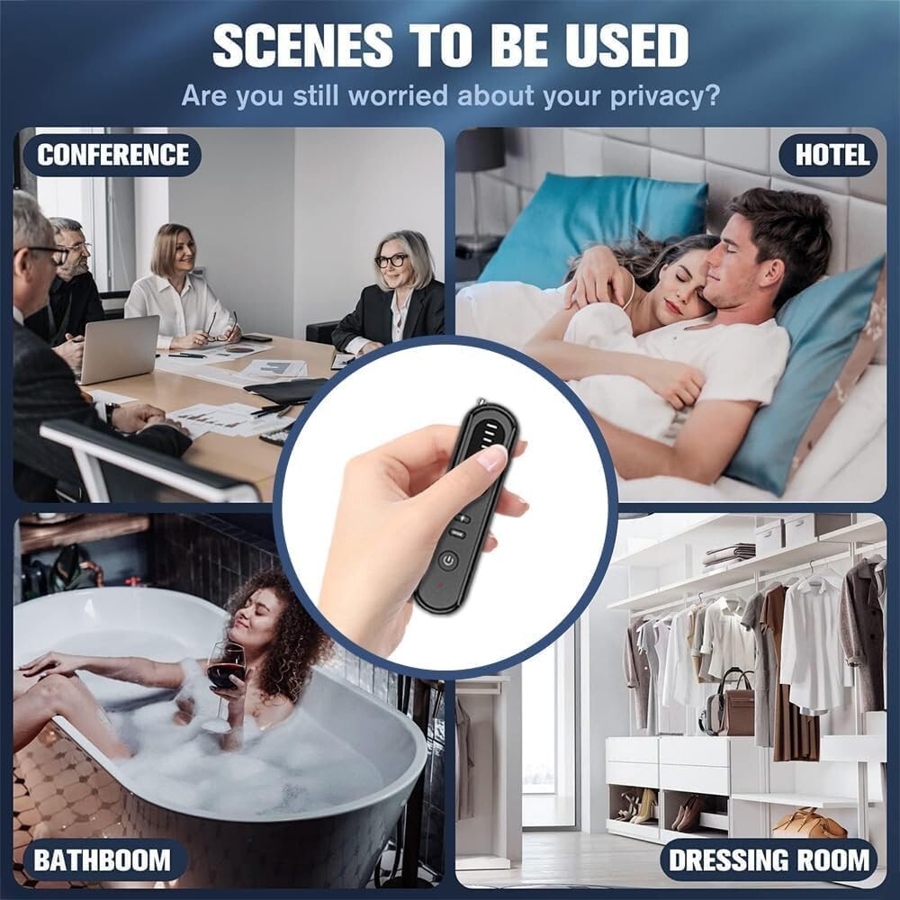 Car Tracker Detector Finder GPS Hidden anti-spyware detector Camera For Scanner 355679500662