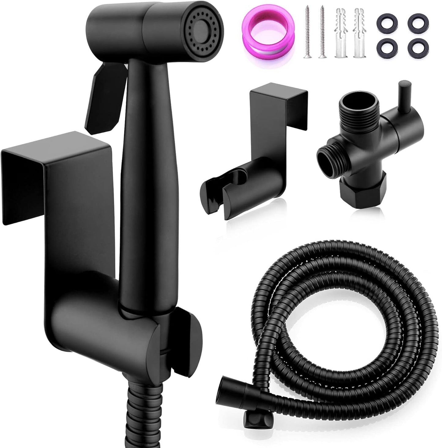 AU Spary Stainless Steel Handheld Douche Bidet Toilet Spray Shower Diverter Kit 355471618367