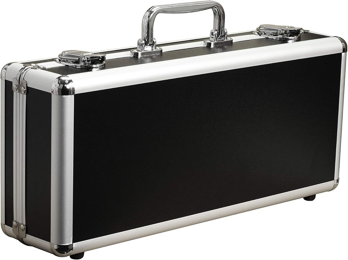 Rowin Pedalboard Case for 5 Mini Pedals – Aluminum Portable with Power & Cables 356712719768
