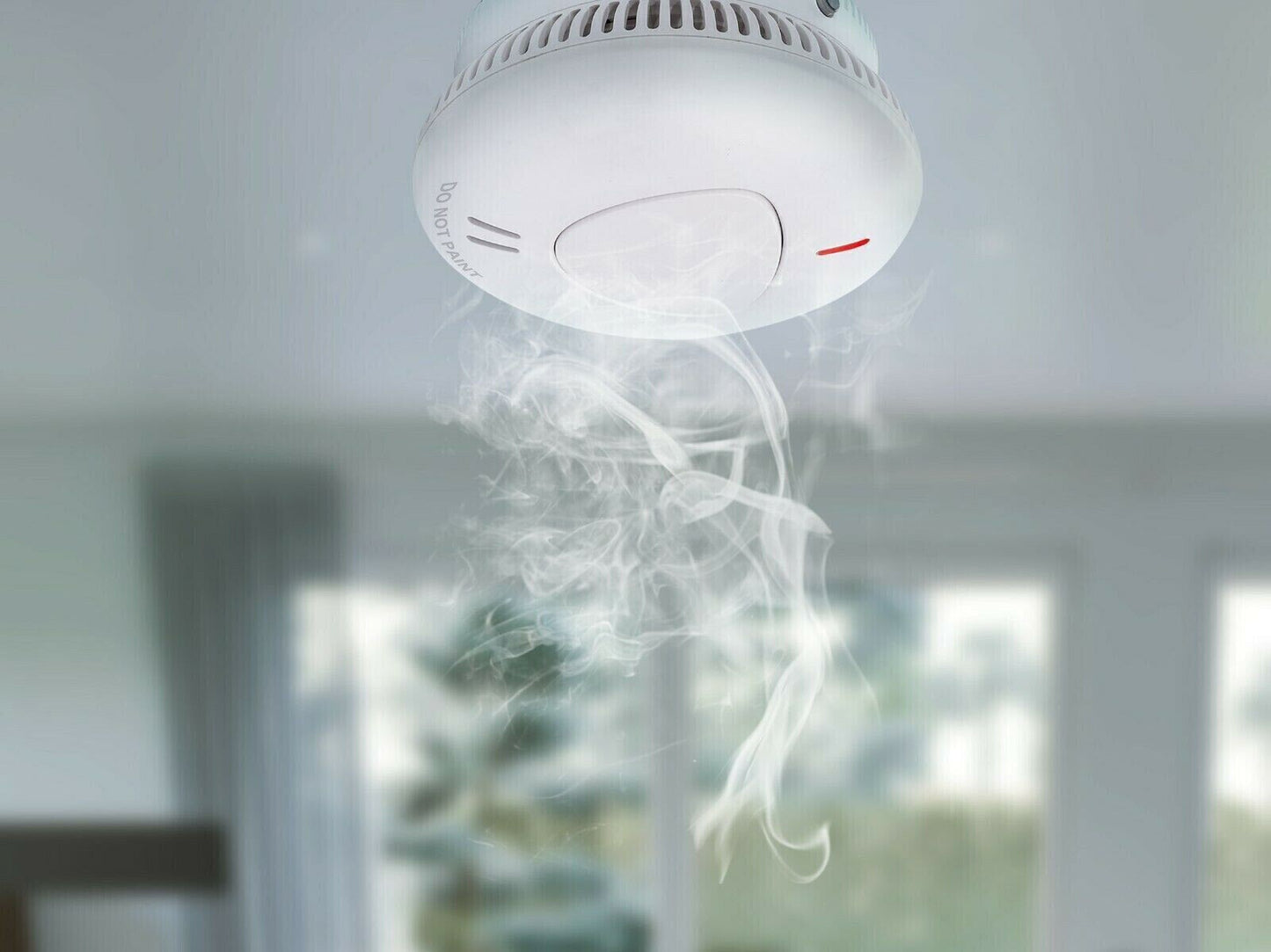 7x Wireless Interconnected Photoelectric Smoke Alarm 10 Year Battery+ Remote 354036431409