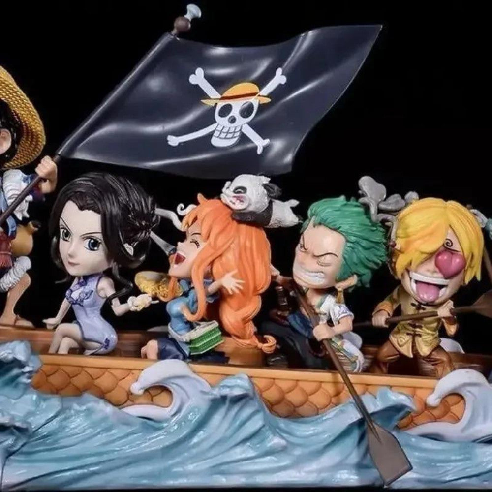 One Piece Anime Figure Straw Hat Figures Dragon Boat Race Series Action Figure 355874579457