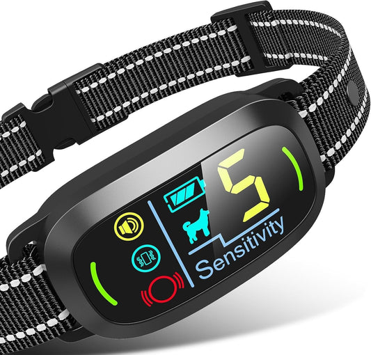 Anti Bark Dog Collar Auto Stop Barking Training Collar Obedience Rechargeable 356861004177