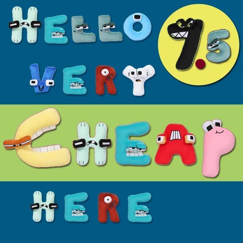 26x Alphabet Lore But are Plush Toy Stuffed Animal Doll Toys Kids Chrismas Gifts 354557130968