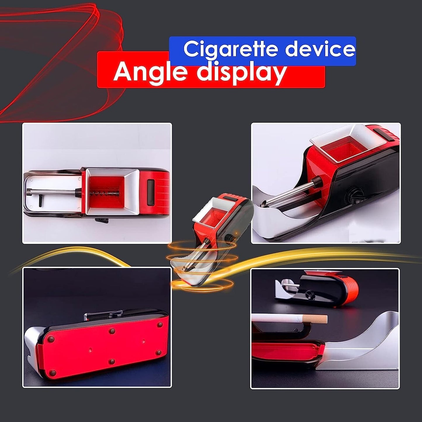 Automatic Cigarette Machine Rolling Tobacco Electric Maker Roller Injector Tube 354956969257