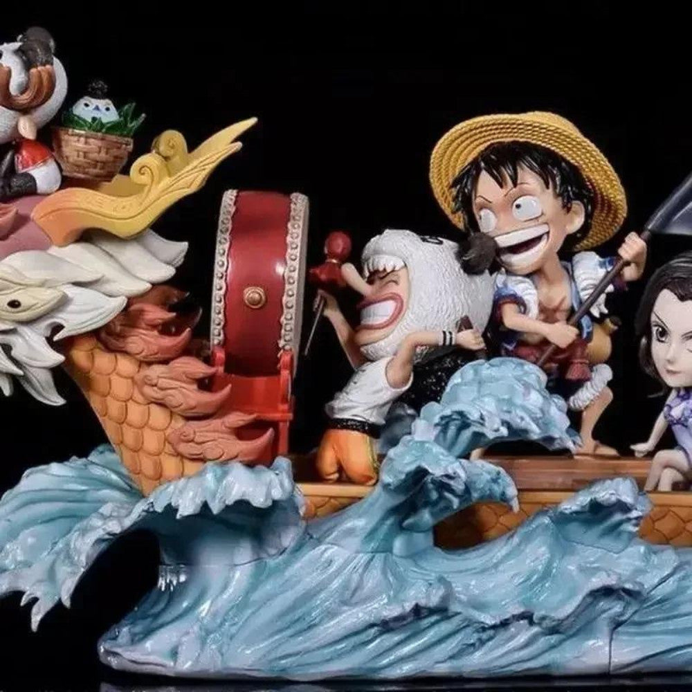 One Piece Anime Figure Straw Hat Figures Dragon Boat Race Series Action Figure 355874579457