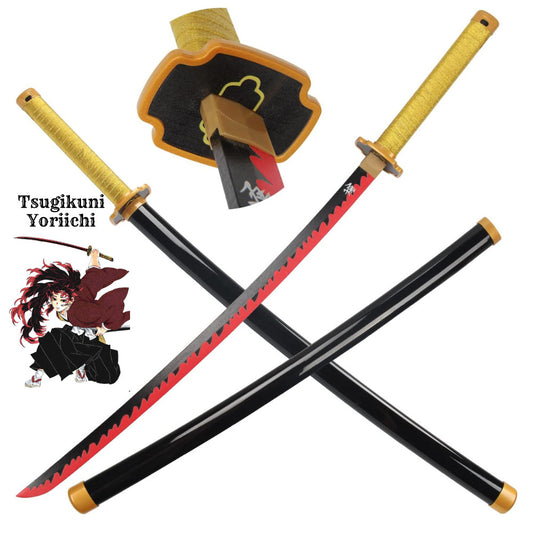Demon Slayer Tsugikuni Yoriichi Sword Kimetsu no Yaiba Cosplay Prop 104cm 354956776168