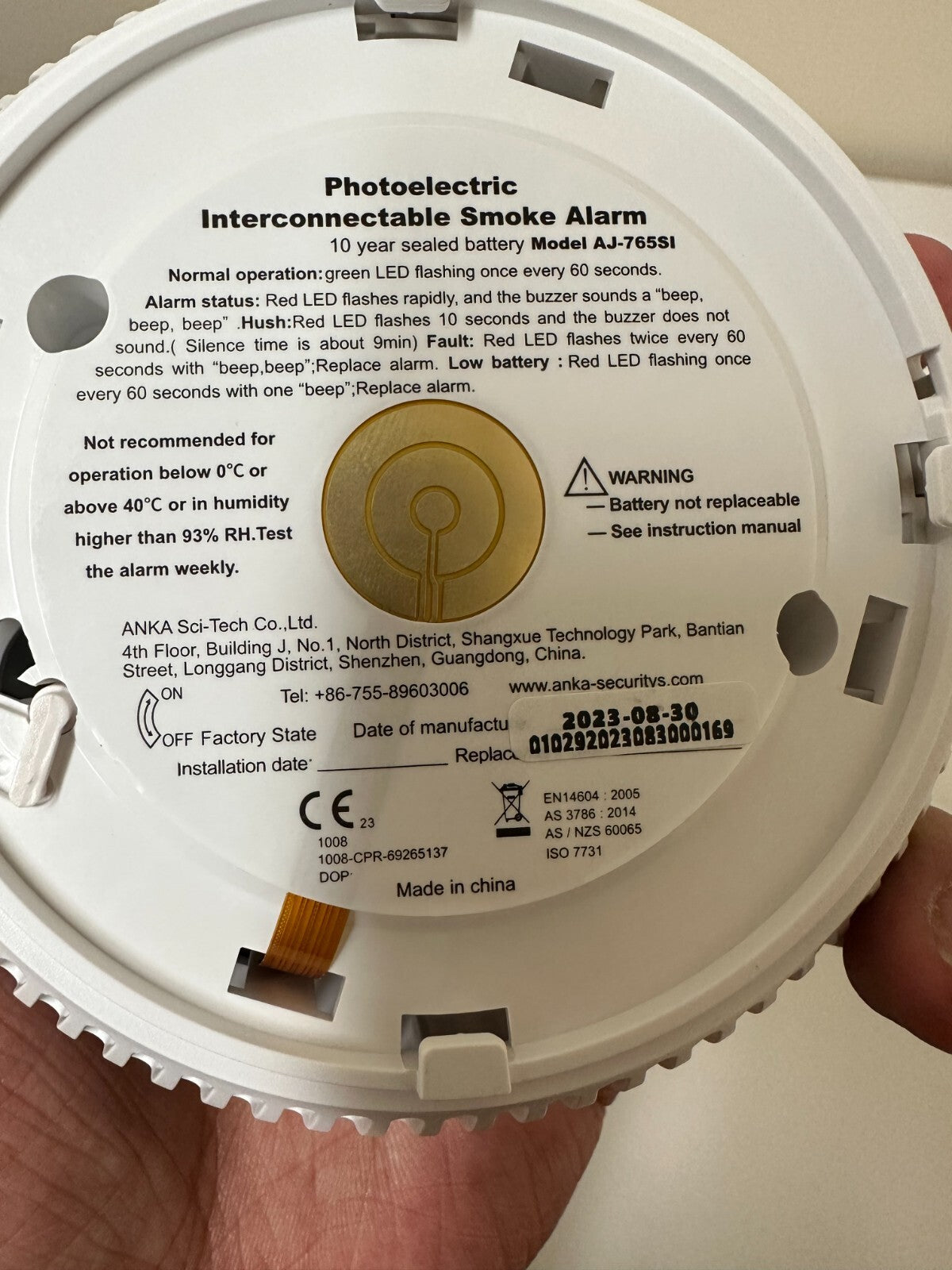 4 X Smoke Alarm Detector Wireless Interconnected Photoelectric 10 Years+ Remote 355051379924