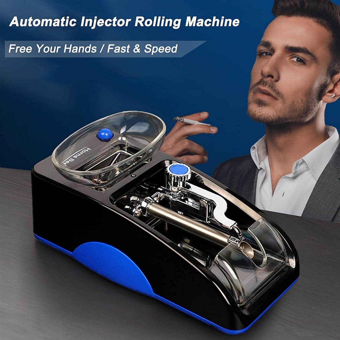 Cigarette Automatic Machine Tobacco Rolling Maker Roller Electric Injector Tube 354559291609