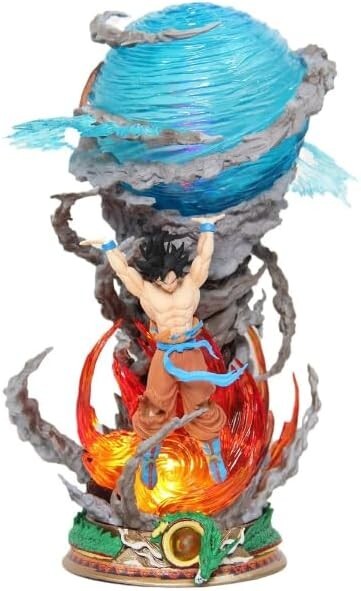 Dragon Ball Z 23cm Anime Goku Figure Super Spirit Bomb Action Figures Toy Gifts 355863344766