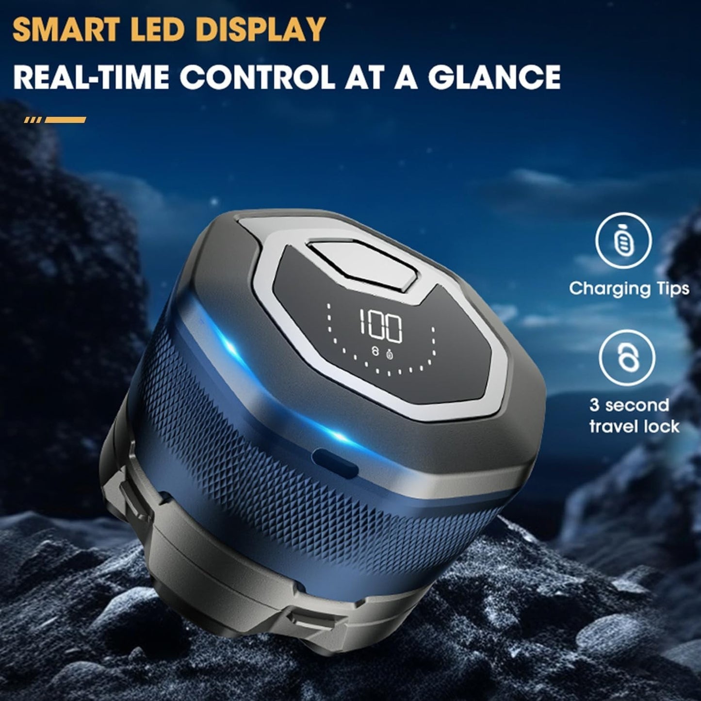 Electric Head Shaver for Bald Men 6D Magnetic Razor Wet/Dry Beard Hair Trimmer 357344468256