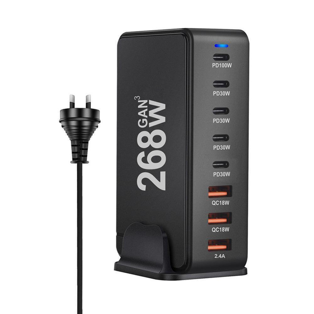 268W Desktop GaN 8-Port Fast USB Charging Station Fast Charging For iPhone iPad 355841141072