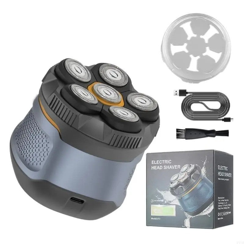Electric Head Shaver for Bald Men – Cordless Wet/Dry Razor with LED Display 357344521865