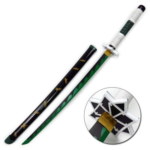 Demon Slayer Sanemi Shinazugawa Nichirin Sword Kimetsu no Yaiba Cosplay 104cm 354790455439