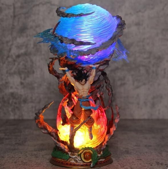 Dragon Ball Z 23cm Anime Goku Figure Super Spirit Bomb Action Figures Toy Gifts 355863344766