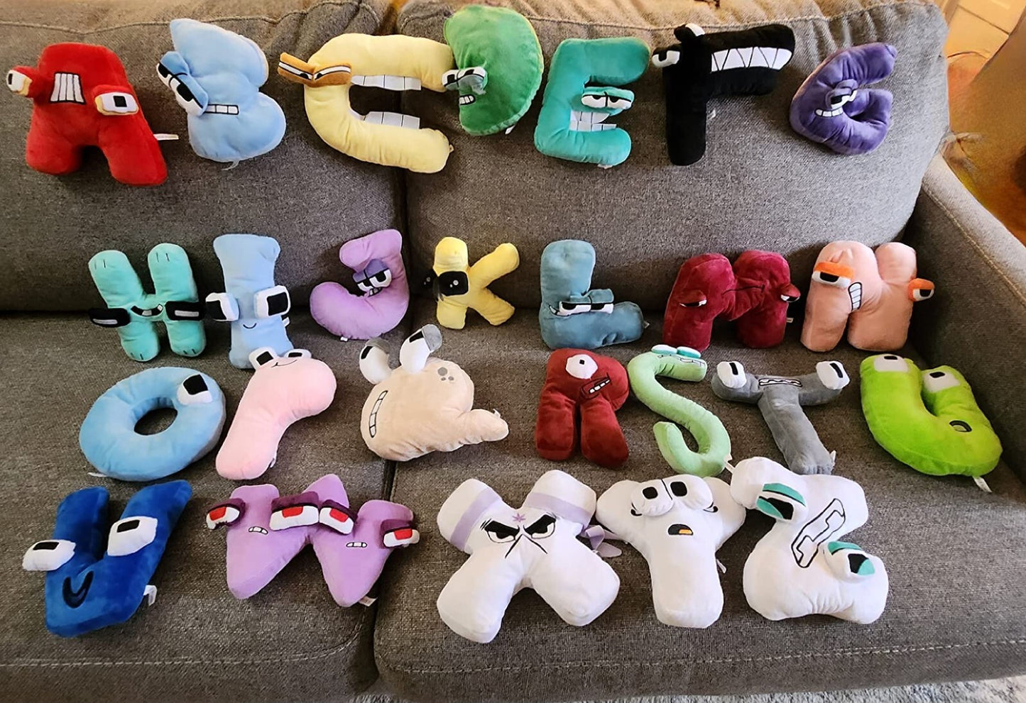 26x Styles Alphabet Lore Plush Toy Stuffed Plushie Doll Anime Soft Pillow Gifts 354554905420