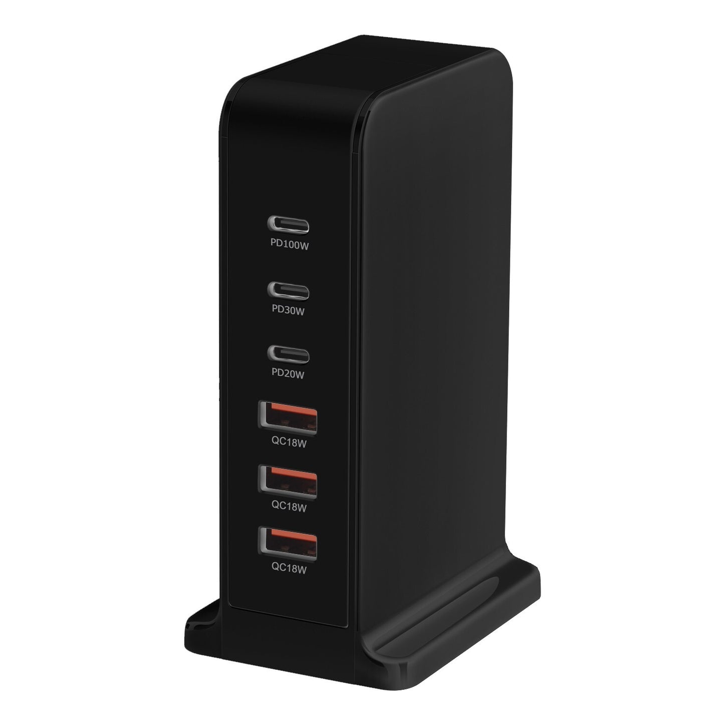 168W Gan 6 Port Charging Station 3 USB-C & 3 USB-A Desktop Charger Power Adapter 355112636990