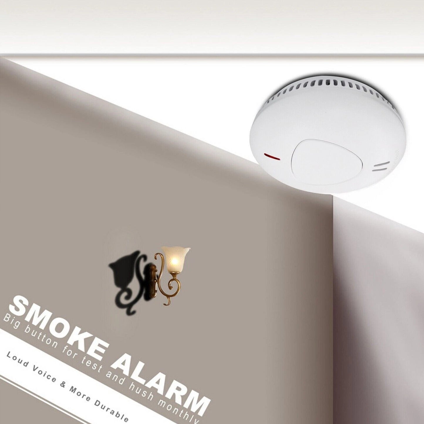 5x ANKA Wireless Interconnected Photoelectric Smoke Alarm Detector & Remote